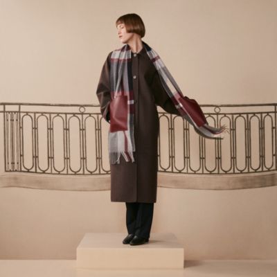 カシミヤマフラー 《カザック・キーコレクション》 | Hermès